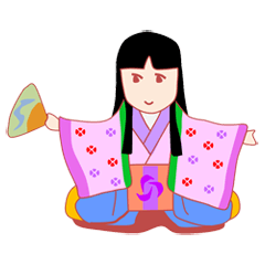 [LINEスタンプ] すごい！ 日本のかわいい着物ガールだい！