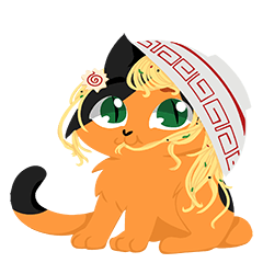 [LINEスタンプ] うどん猫！