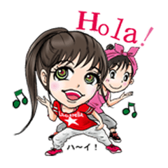 [LINEスタンプ] 楽しくダンスフィットネス！