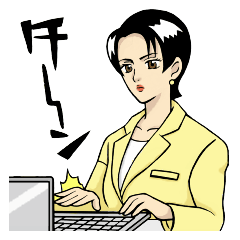 [LINEスタンプ] 孤高のクールビューティー「加納麗子」