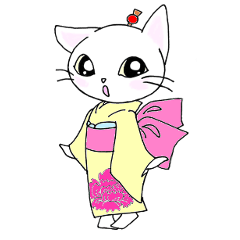 [LINEスタンプ] 着物ねこ「タマさんご」の毎日part2