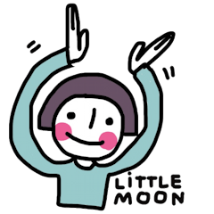 [LINEスタンプ] Little moonの画像（メイン）