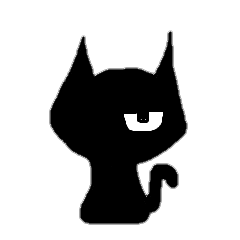 [LINEスタンプ] 黒猫クッキー