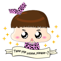 [LINEスタンプ] Dumpling face Girl - Ohpoo