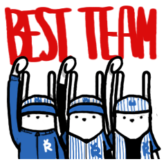 [LINEスタンプ] Princekin Baseball team