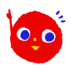 [LINEスタンプ] Little Red Ball
