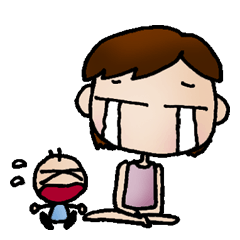 [LINEスタンプ] full time mother