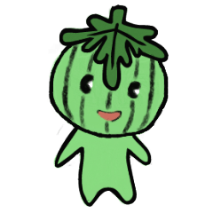 [LINEスタンプ] the life of watermelon man