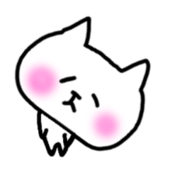 [LINEスタンプ] しろねこさん。の画像（メイン）