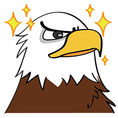 [LINEスタンプ] Cliinf Eagle--office